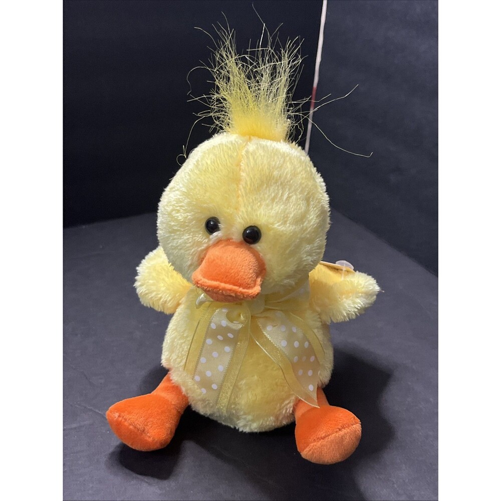 Burton + Burton Plush 6" Ducky Duck Duckling Yellow Spring Easter plush NWT